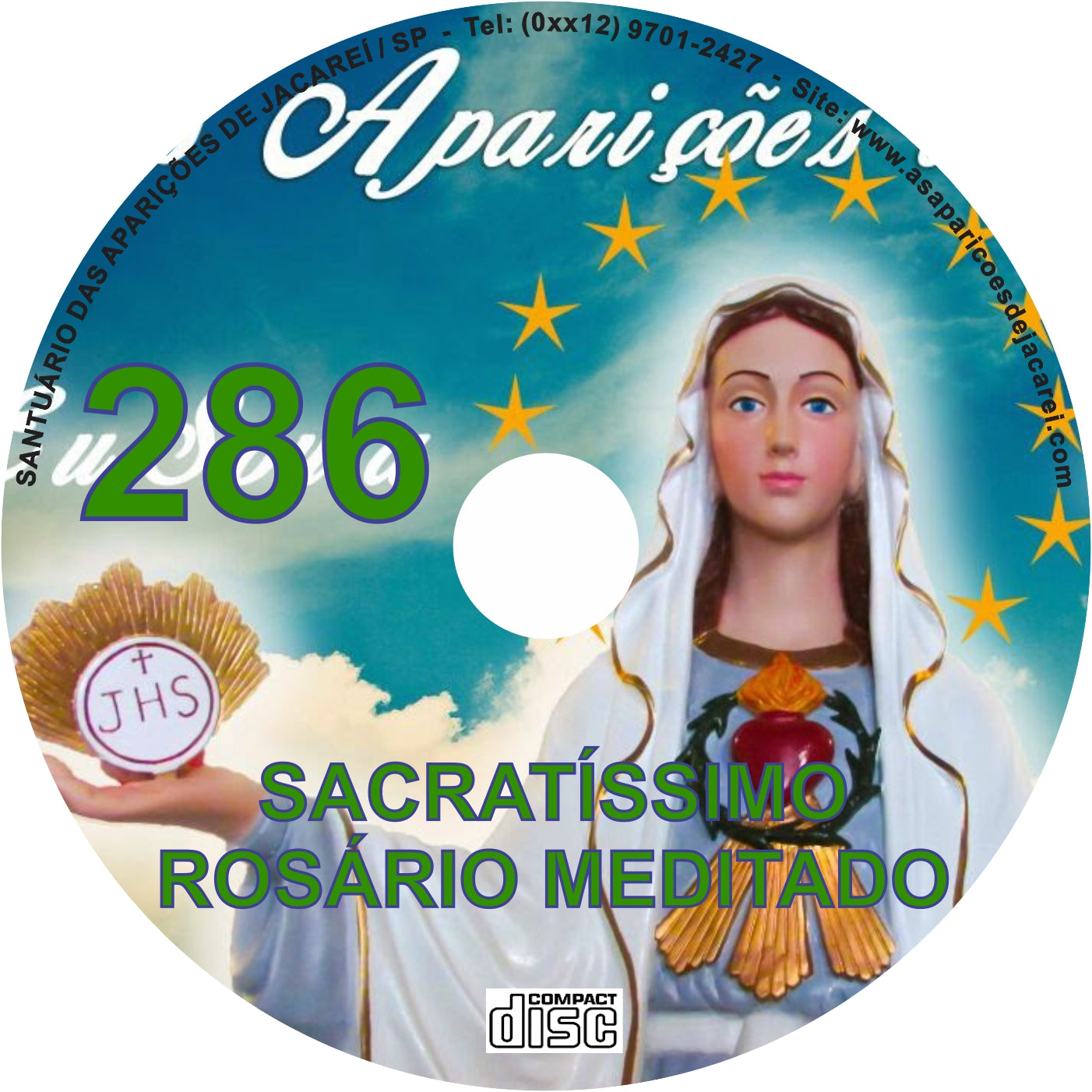 CD Rosário Meditado 286 CD Rosário Meditado 286